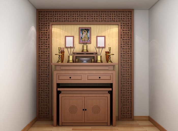 Bàn Thờ Gỗ Đẹp Mã GD08